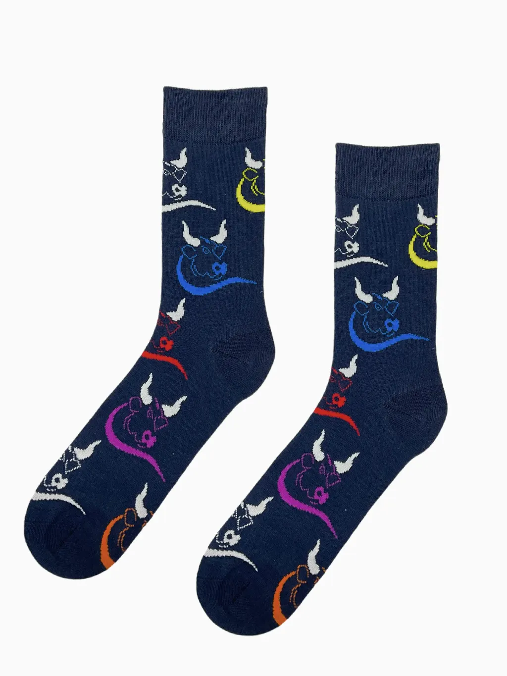 Stripe men's sock sample
